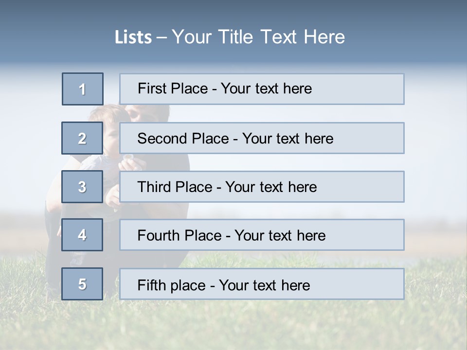Happiness People Smiling PowerPoint Template