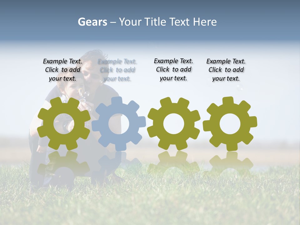 Happiness People Smiling PowerPoint Template