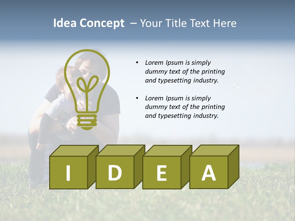 Happiness People Smiling PowerPoint Template