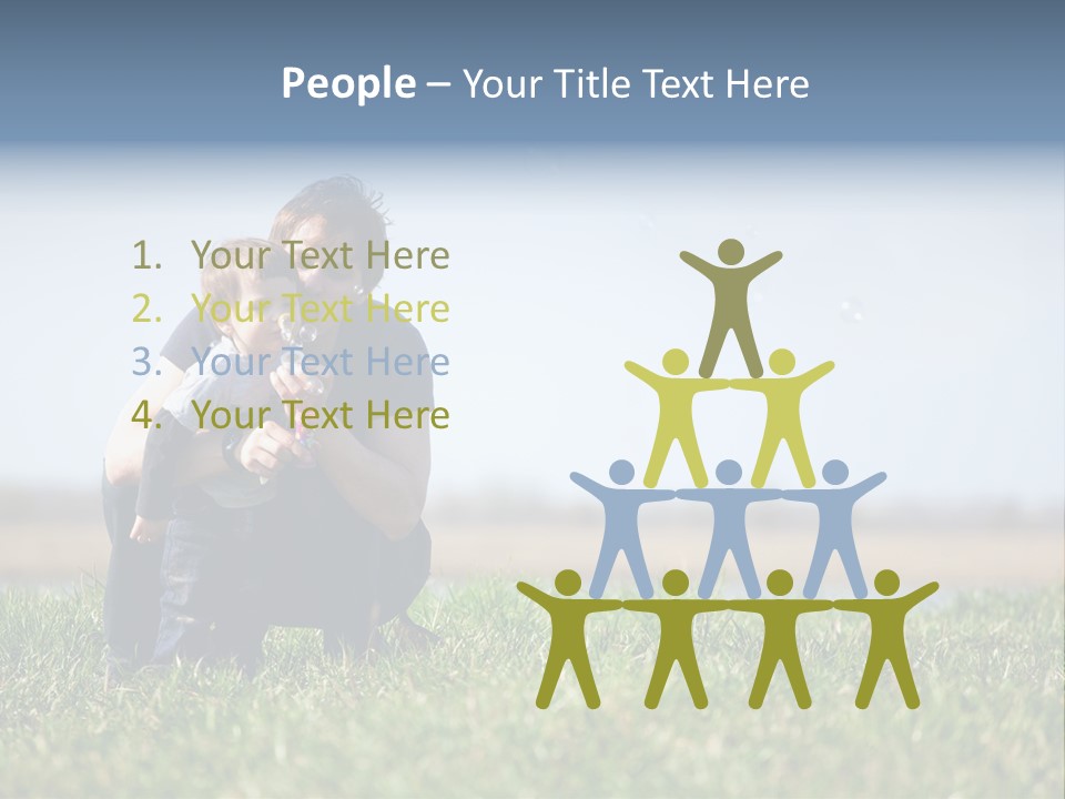 Happiness People Smiling PowerPoint Template