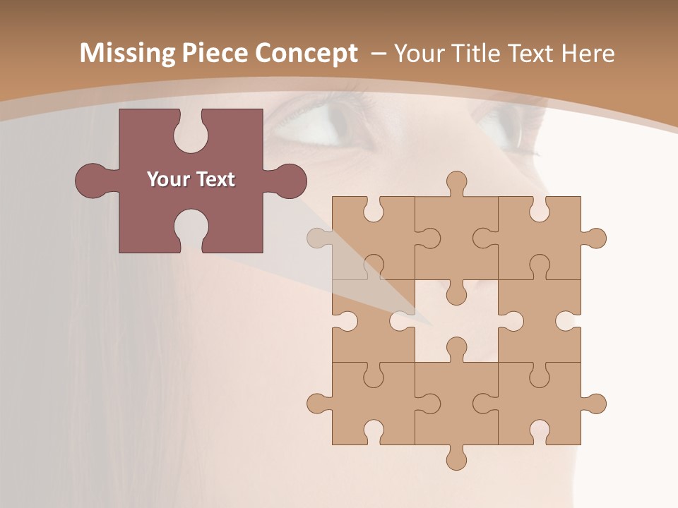 Caucasian Emotion Failure PowerPoint Template