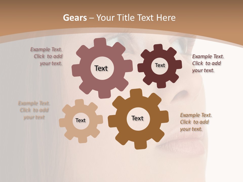 Caucasian Emotion Failure PowerPoint Template