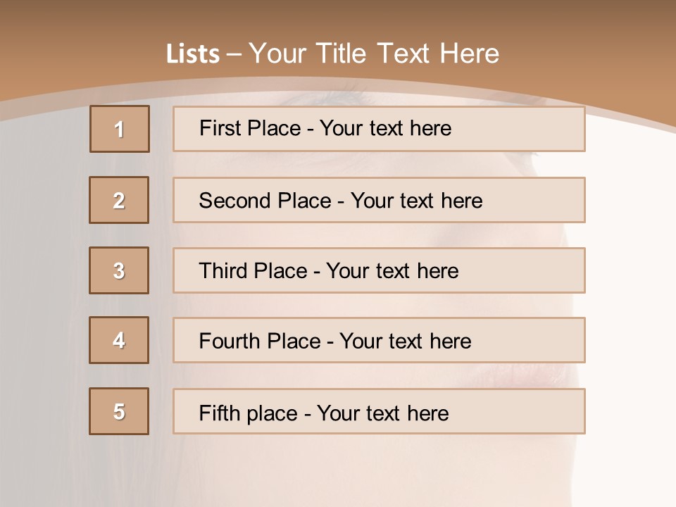 Caucasian Emotion Failure PowerPoint Template
