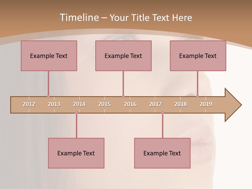 Caucasian Emotion Failure PowerPoint Template