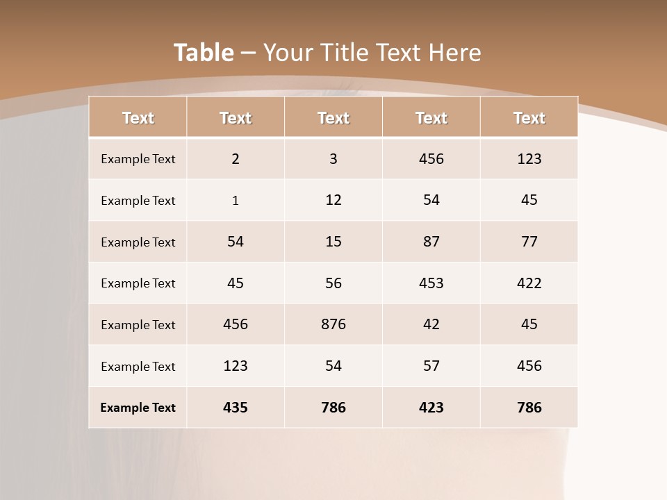 Caucasian Emotion Failure PowerPoint Template