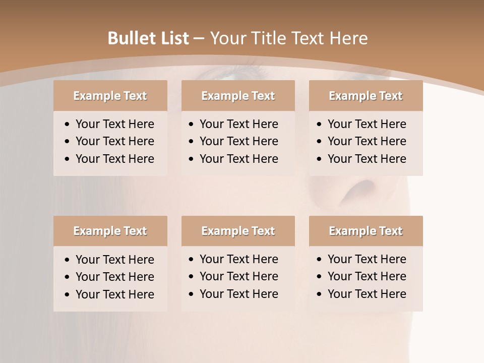 Caucasian Emotion Failure PowerPoint Template