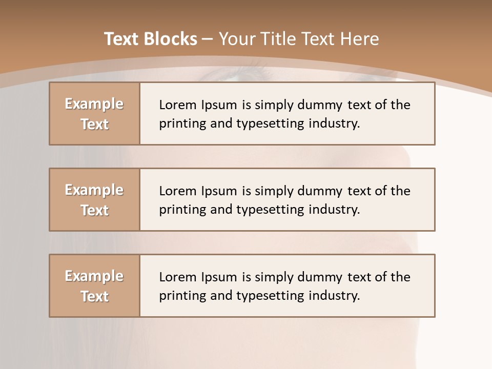 Caucasian Emotion Failure PowerPoint Template