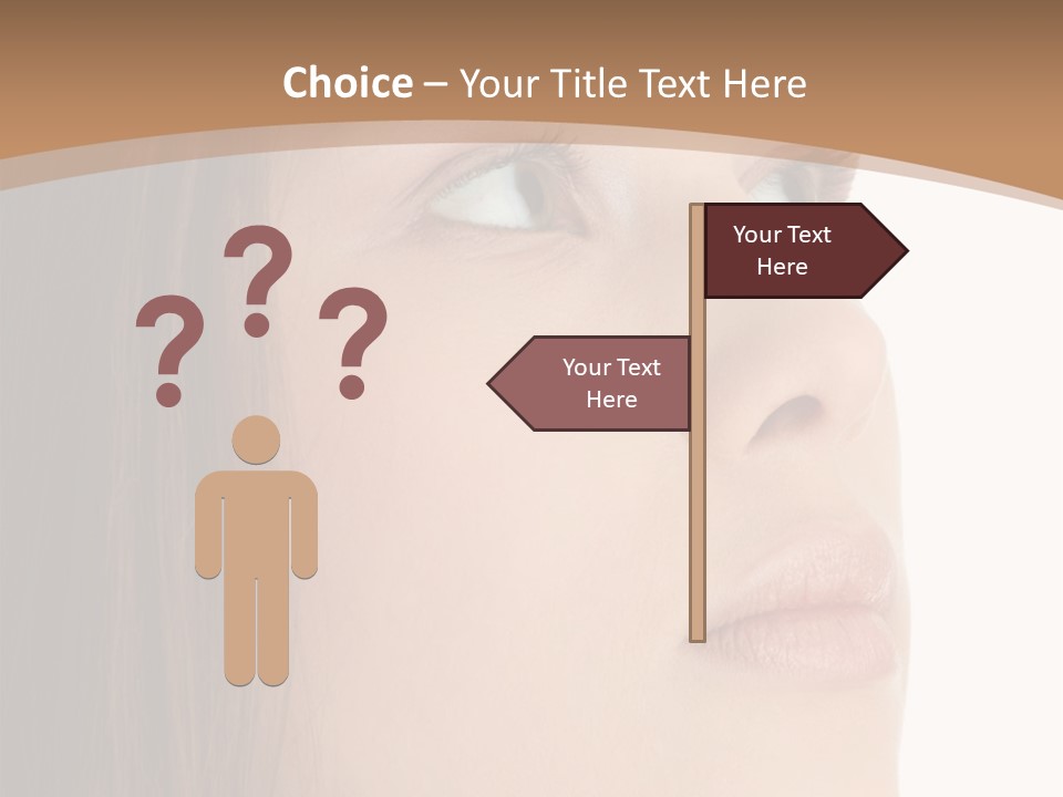 Caucasian Emotion Failure PowerPoint Template