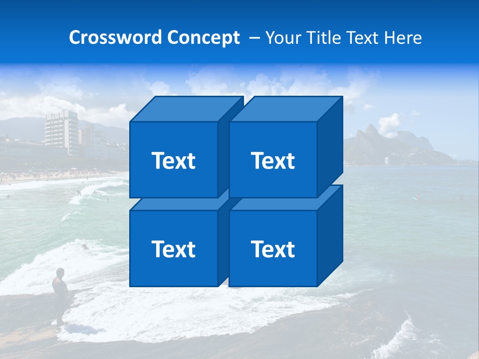 Panorama Brazilian Famous PowerPoint Template