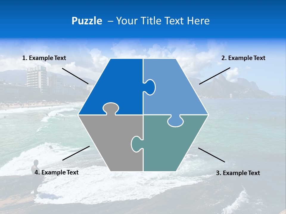 Panorama Brazilian Famous PowerPoint Template
