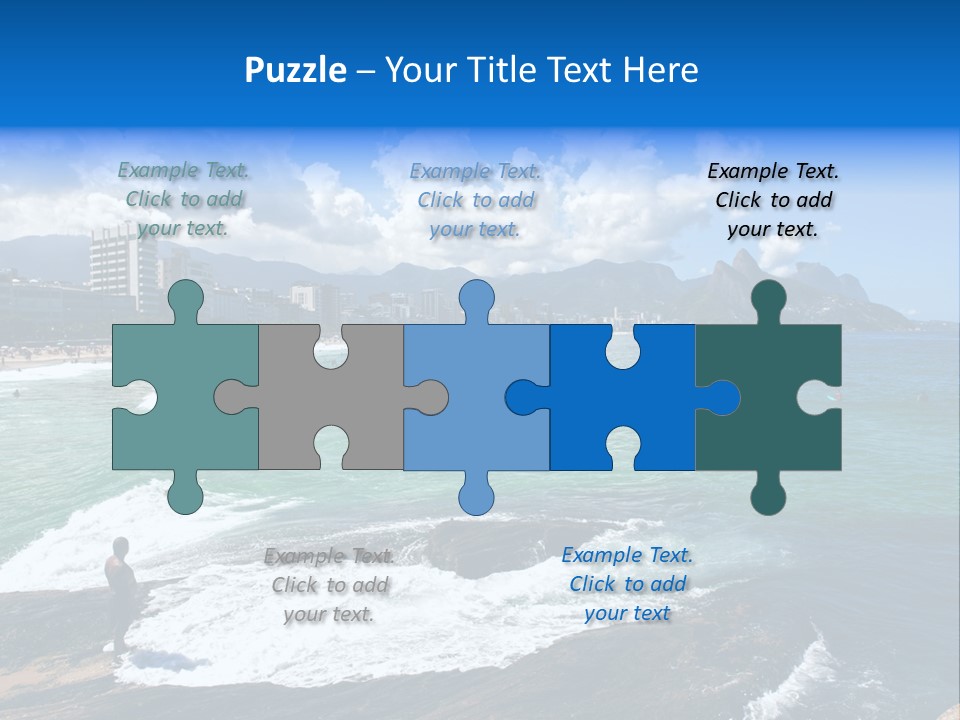 Panorama Brazilian Famous PowerPoint Template