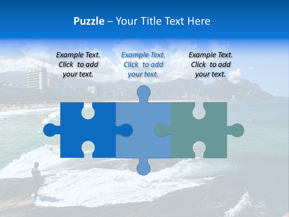 Panorama Brazilian Famous PowerPoint Template