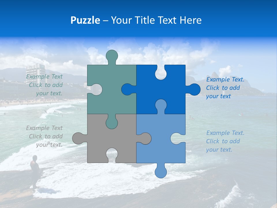 Panorama Brazilian Famous PowerPoint Template