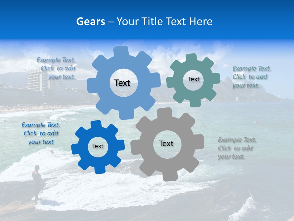 Panorama Brazilian Famous PowerPoint Template