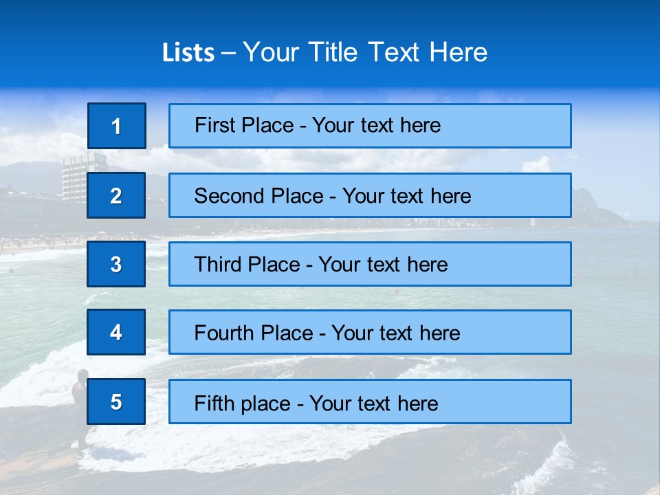 Panorama Brazilian Famous PowerPoint Template