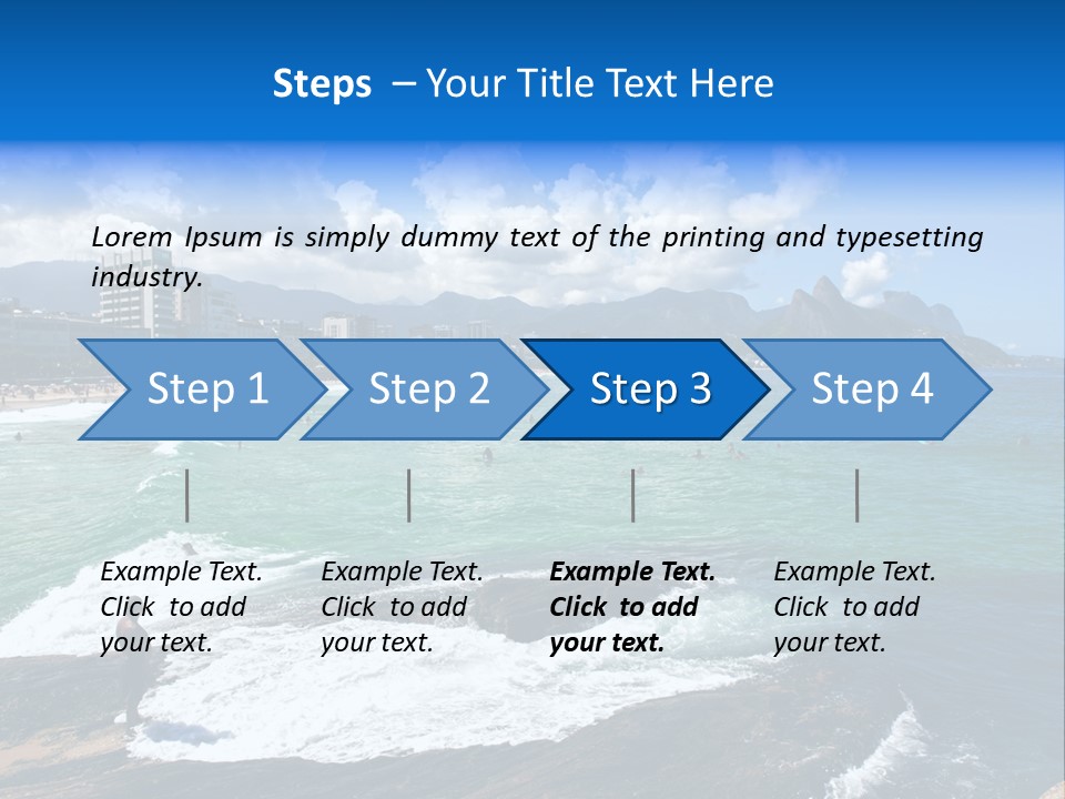 Panorama Brazilian Famous PowerPoint Template