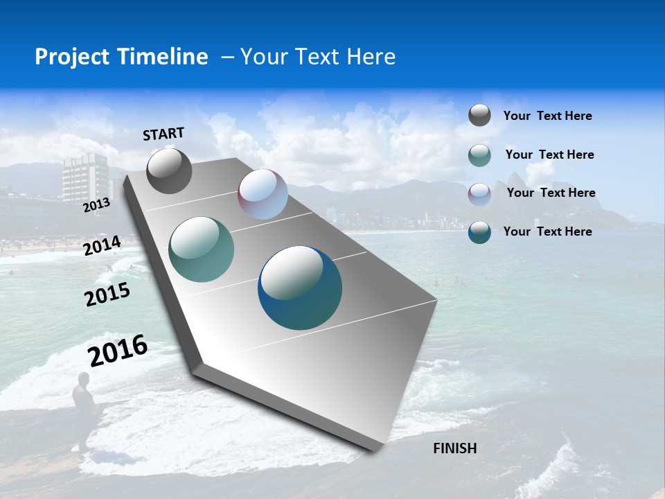 Panorama Brazilian Famous PowerPoint Template