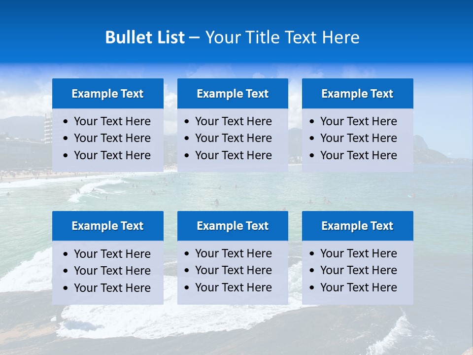 Panorama Brazilian Famous PowerPoint Template