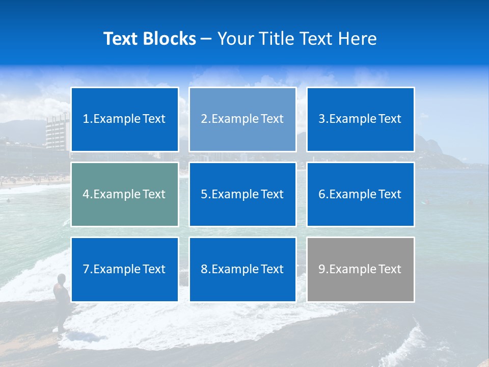 Panorama Brazilian Famous PowerPoint Template