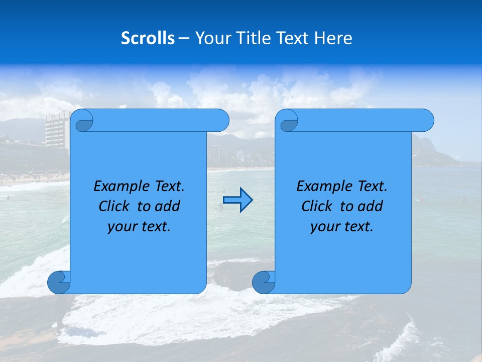 Panorama Brazilian Famous PowerPoint Template