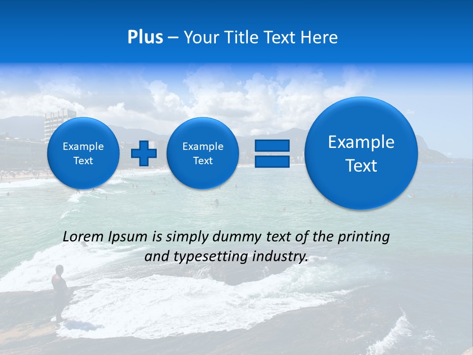 Panorama Brazilian Famous PowerPoint Template