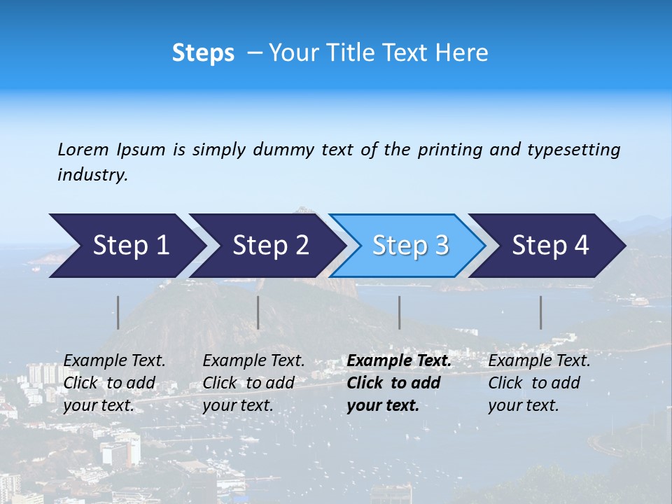Place Coastline Scenic PowerPoint Template