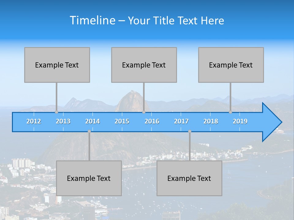 Place Coastline Scenic PowerPoint Template