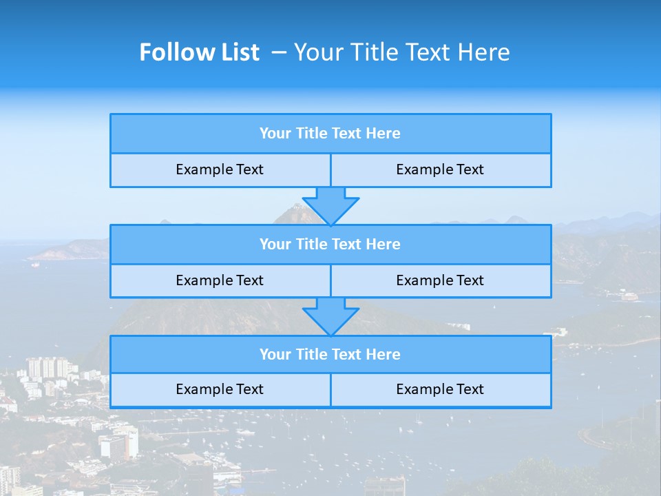 Place Coastline Scenic PowerPoint Template