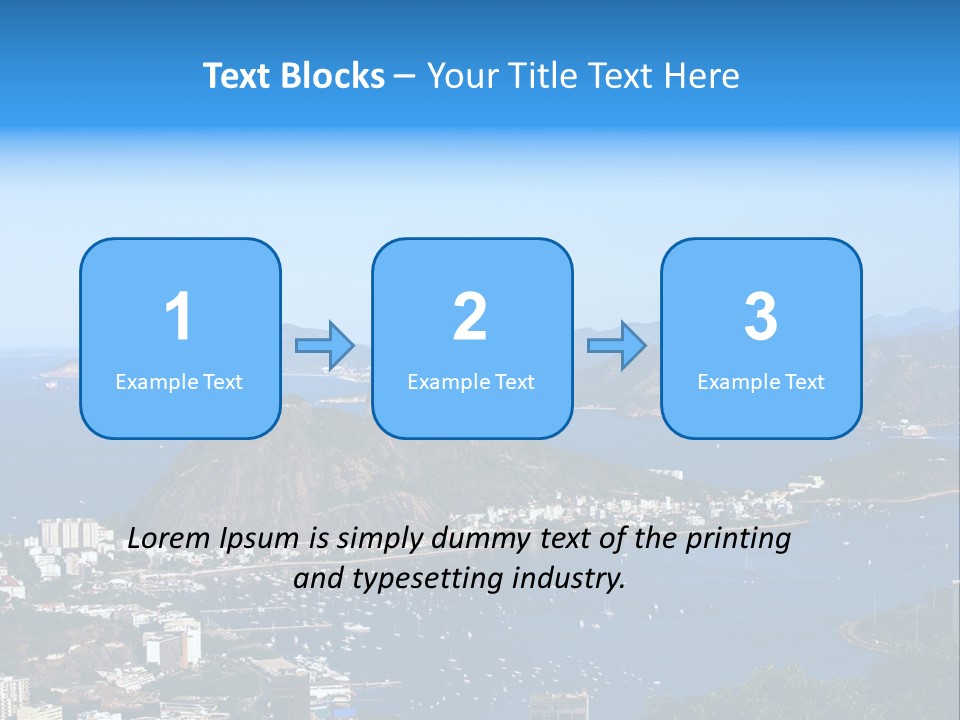 Place Coastline Scenic PowerPoint Template