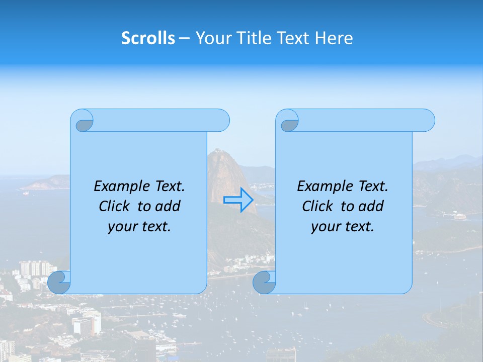 Place Coastline Scenic PowerPoint Template