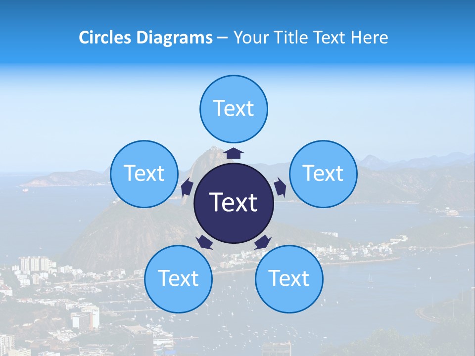 Place Coastline Scenic PowerPoint Template