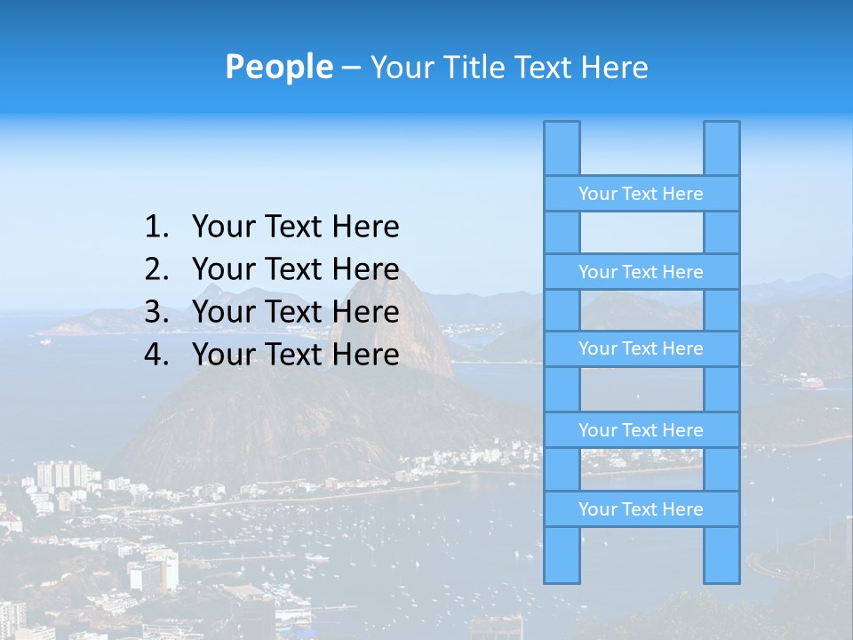 Place Coastline Scenic PowerPoint Template