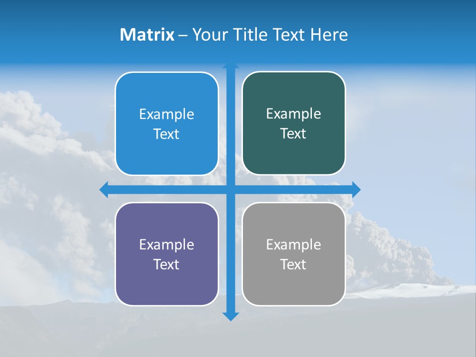 Explosive Tephra Ash PowerPoint Template