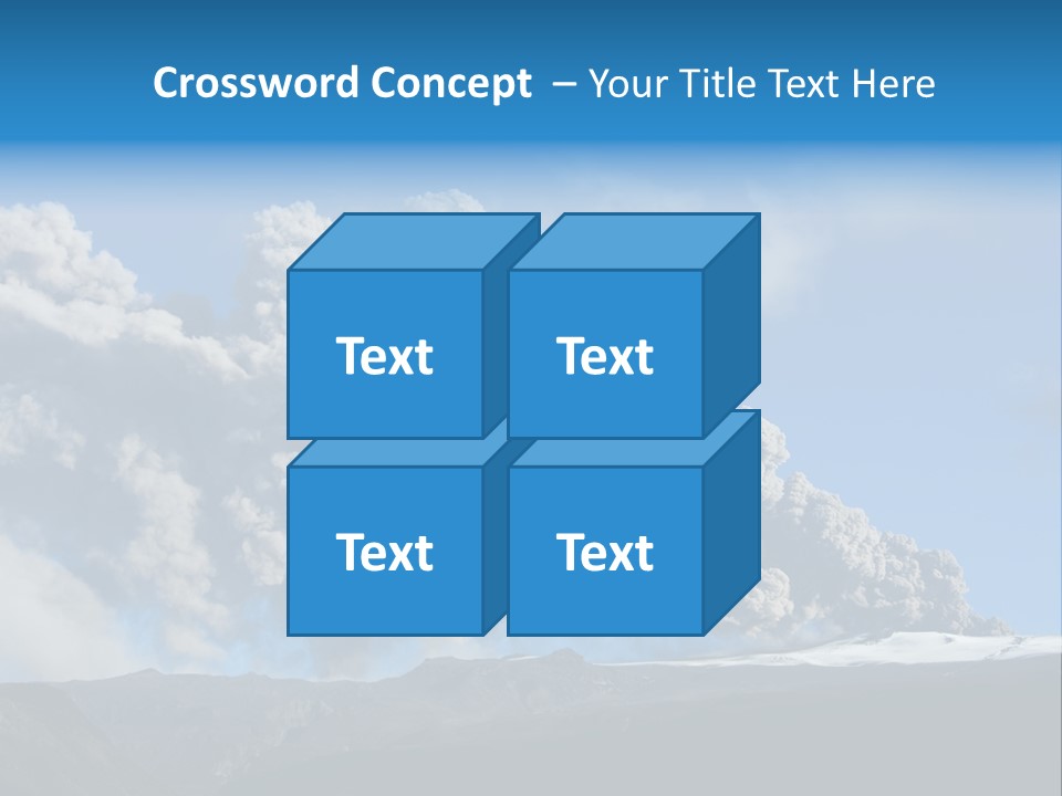 Explosive Tephra Ash PowerPoint Template