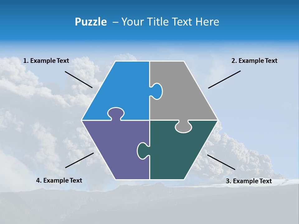 Explosive Tephra Ash PowerPoint Template