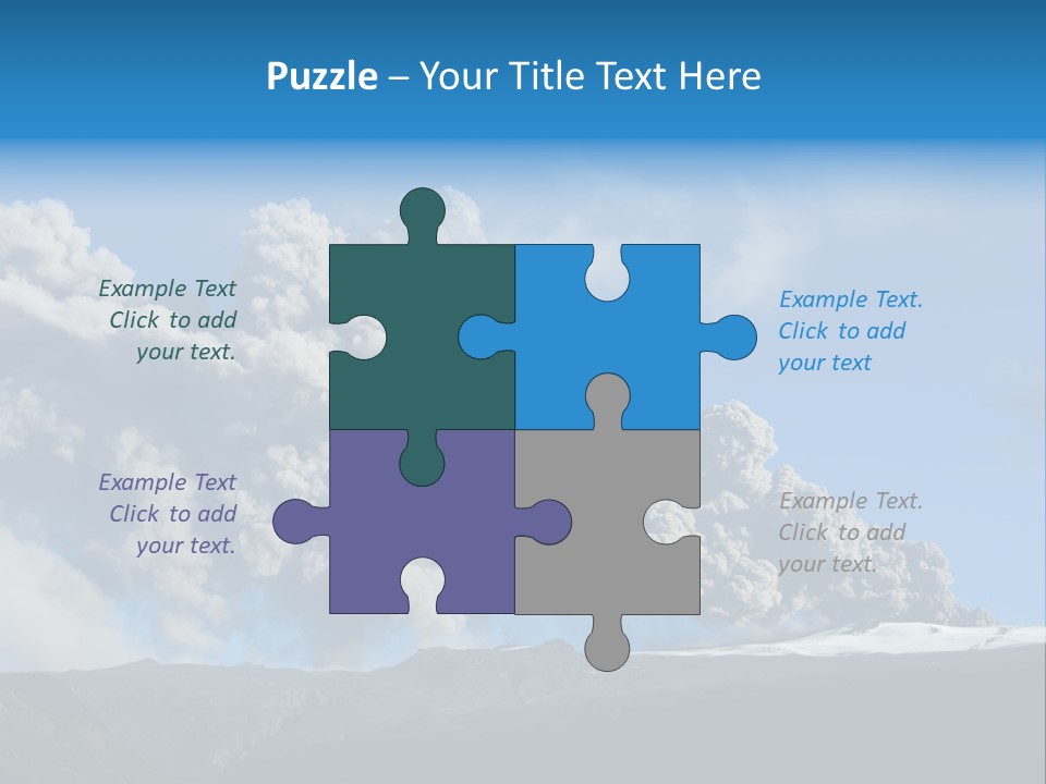 Explosive Tephra Ash PowerPoint Template