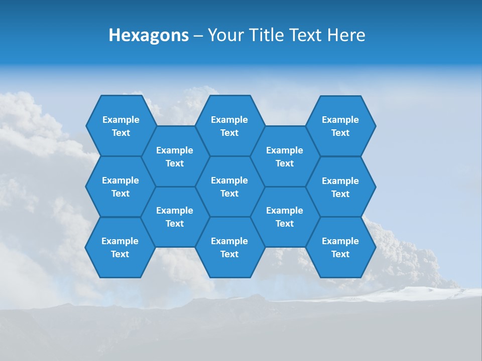 Explosive Tephra Ash PowerPoint Template