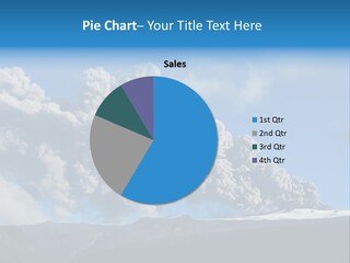 Explosive Tephra Ash PowerPoint Template