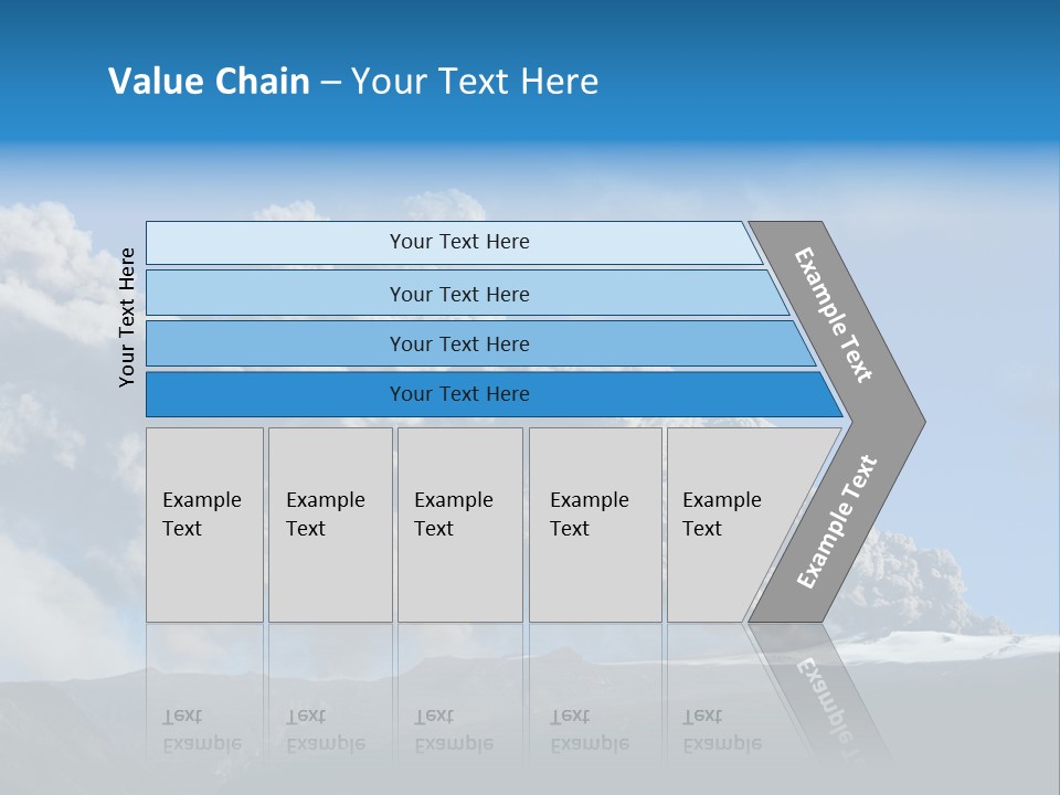 Explosive Tephra Ash PowerPoint Template