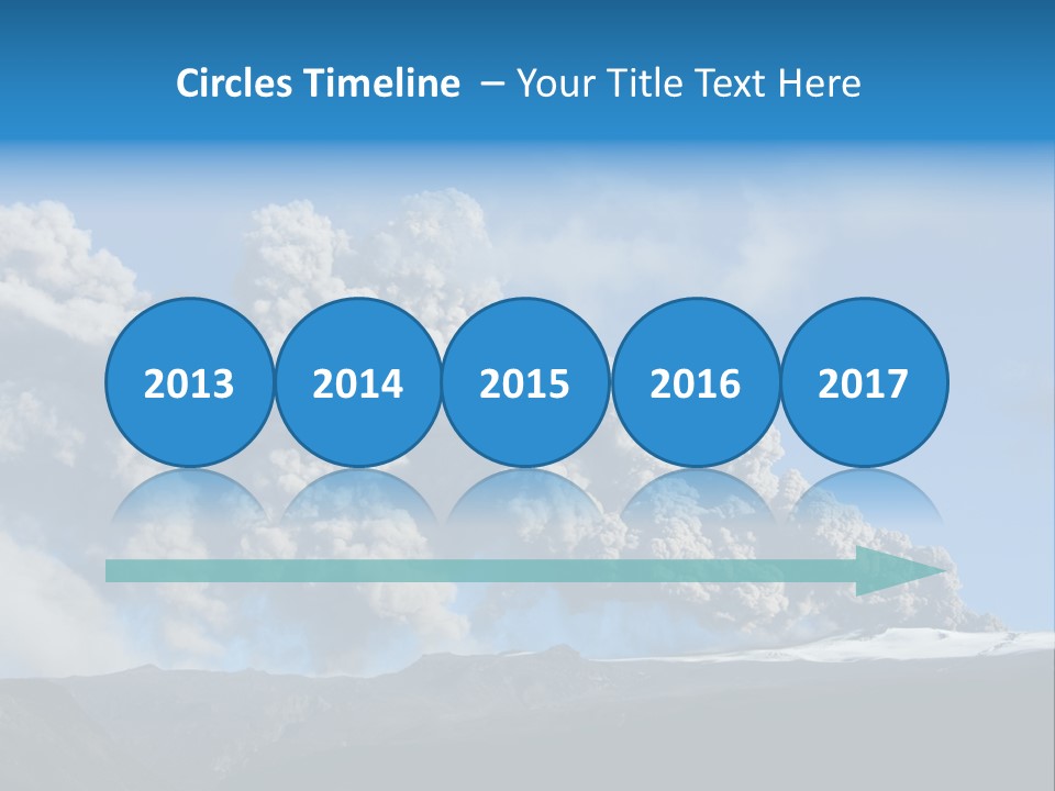 Explosive Tephra Ash PowerPoint Template
