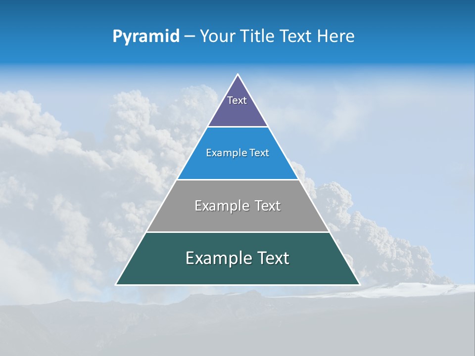 Explosive Tephra Ash PowerPoint Template