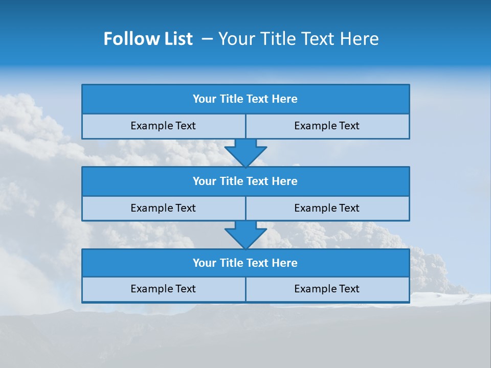 Explosive Tephra Ash PowerPoint Template