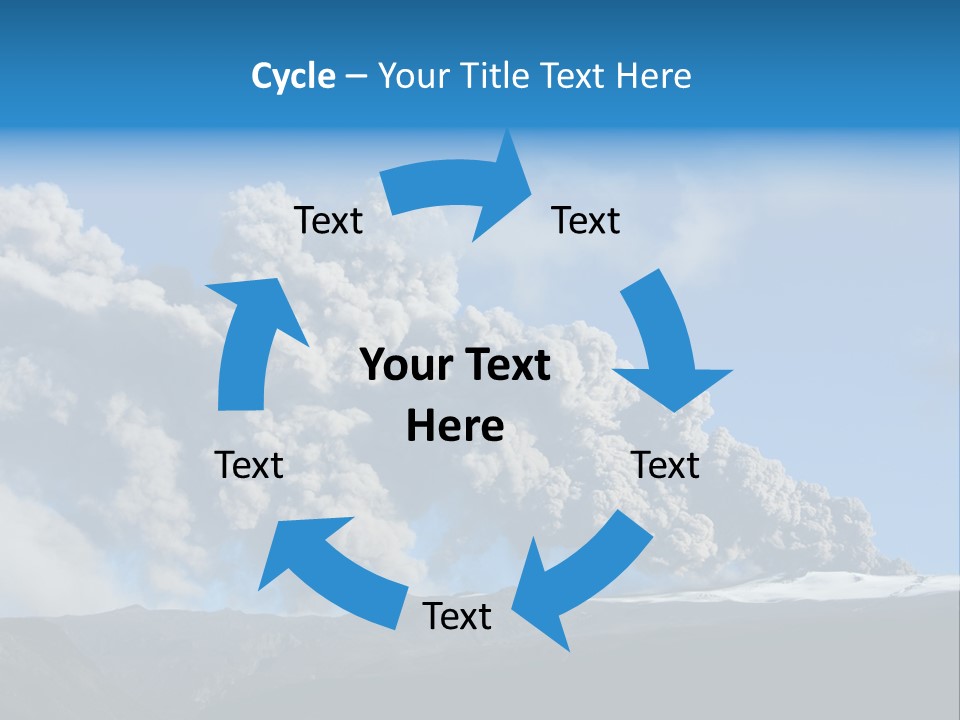 Explosive Tephra Ash PowerPoint Template
