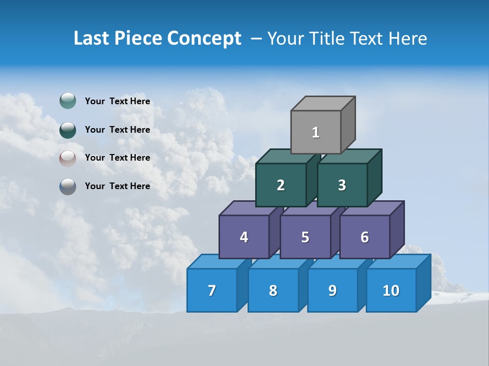 Explosive Tephra Ash PowerPoint Template