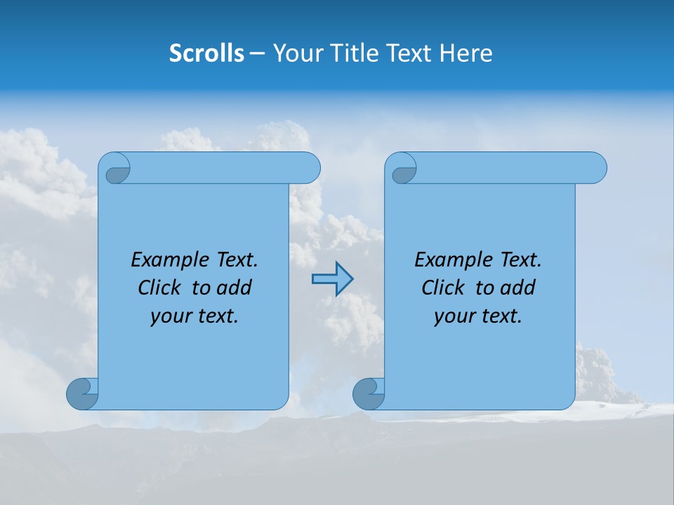 Explosive Tephra Ash PowerPoint Template