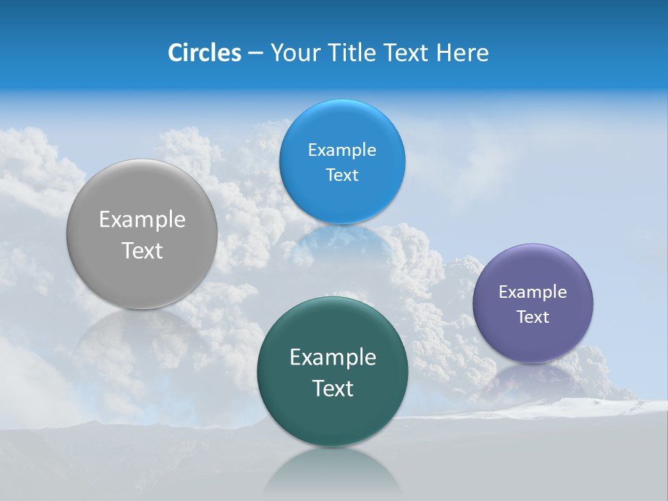 Explosive Tephra Ash PowerPoint Template
