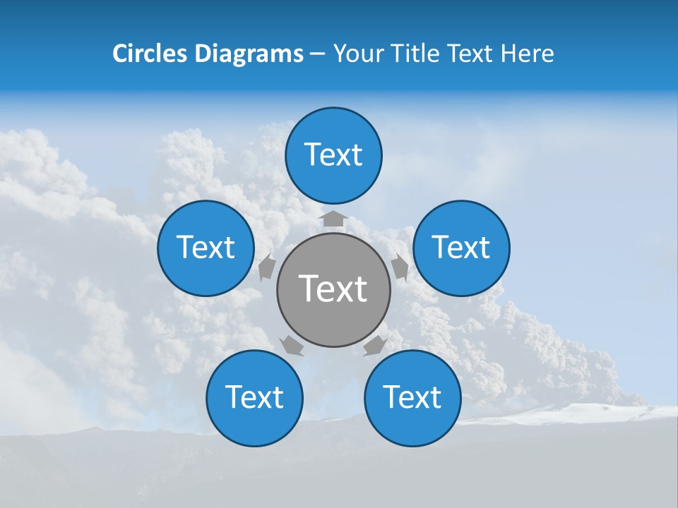 Explosive Tephra Ash PowerPoint Template