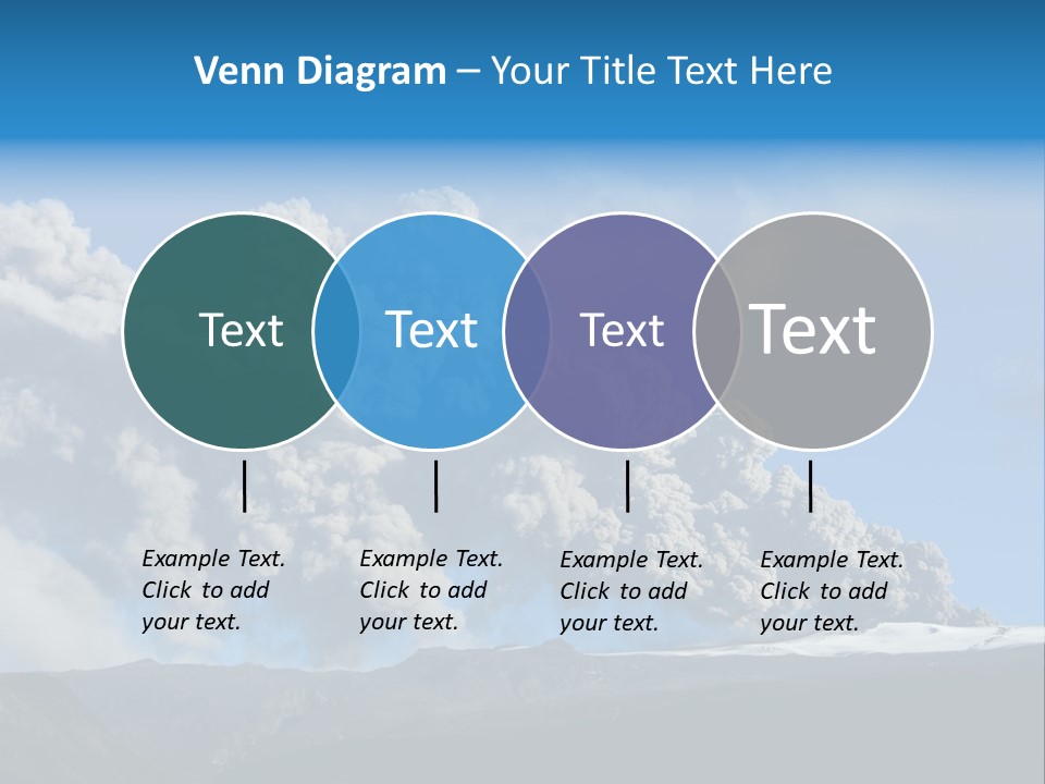 Explosive Tephra Ash PowerPoint Template