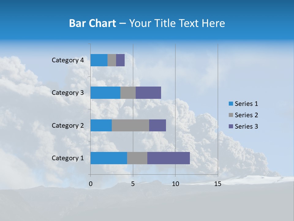 Explosive Tephra Ash PowerPoint Template