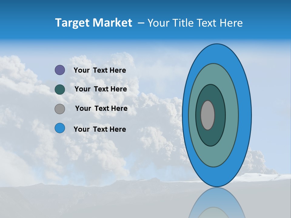 Explosive Tephra Ash PowerPoint Template